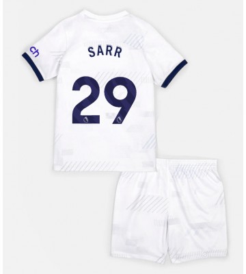 Tottenham Hotspur Pape Matar Sarr #29 Replika Babytøj Hjemmebanesæt Børn 2023-24 Kortærmet (+ Korte bukser)